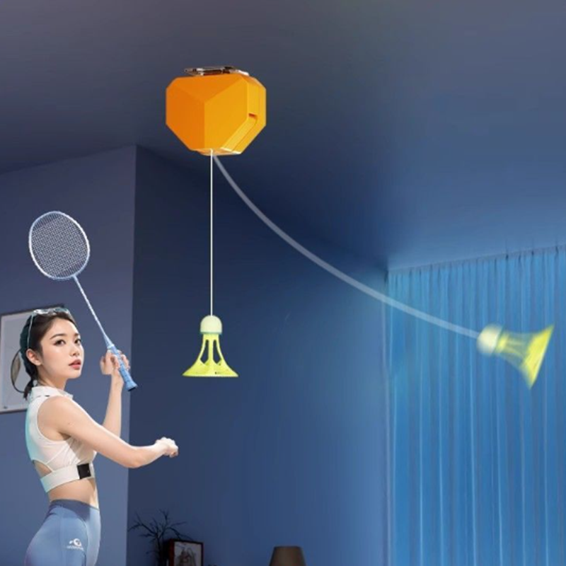 Badminton Rebound Trainer - Adjustable Rebound Badminton Trainer Single Practice