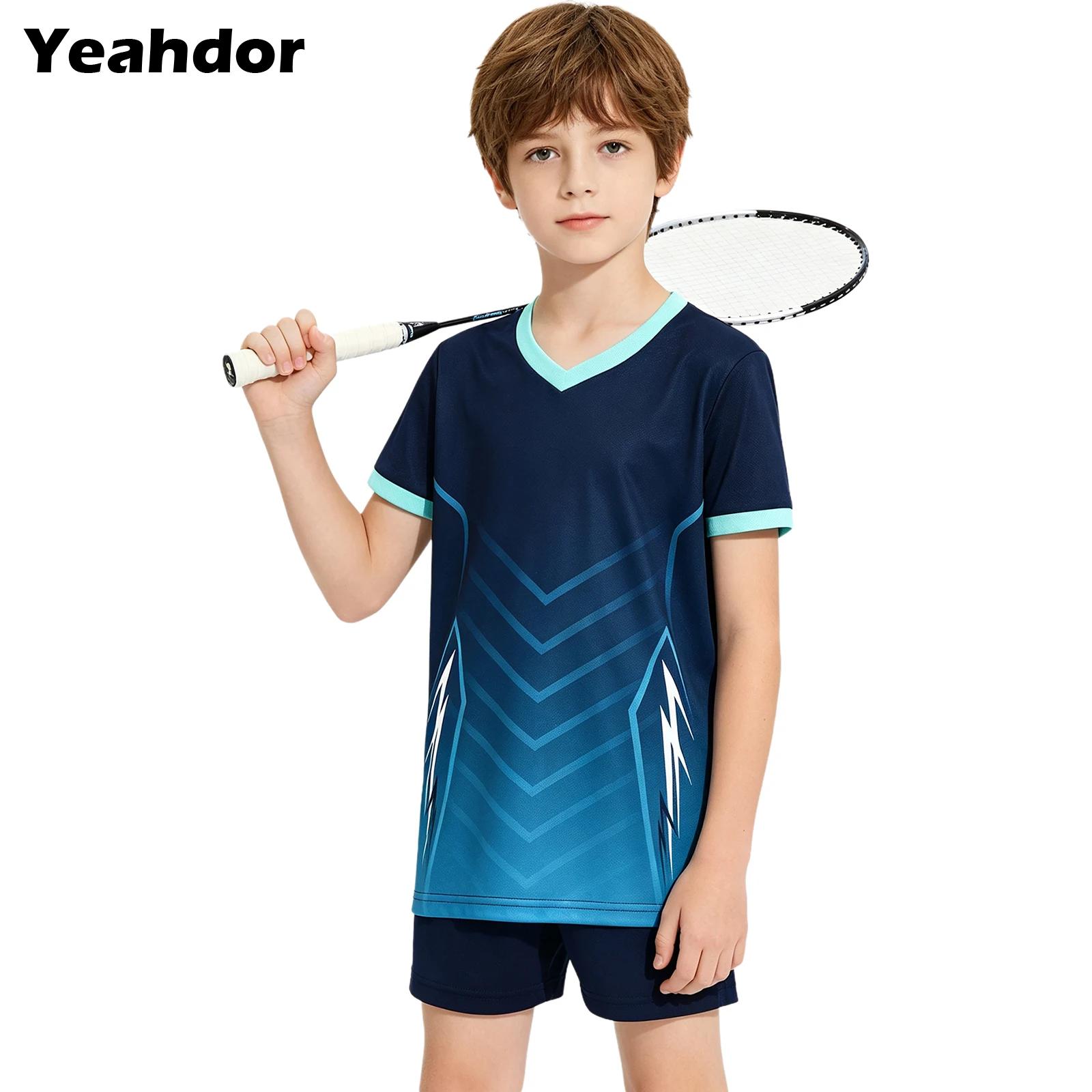 Badminton Jersey - Kids Boys Girls Soccer Badminton Football