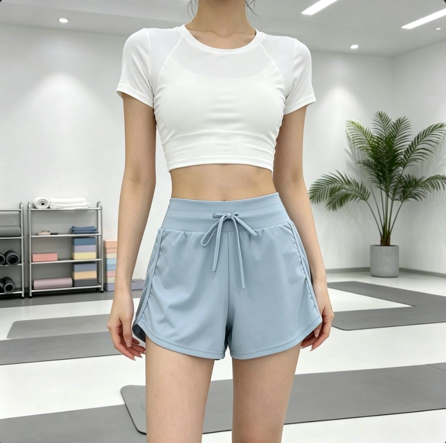 Badminton Rank - Fitness Pants Yoga Two-In-One Shorts Sports
