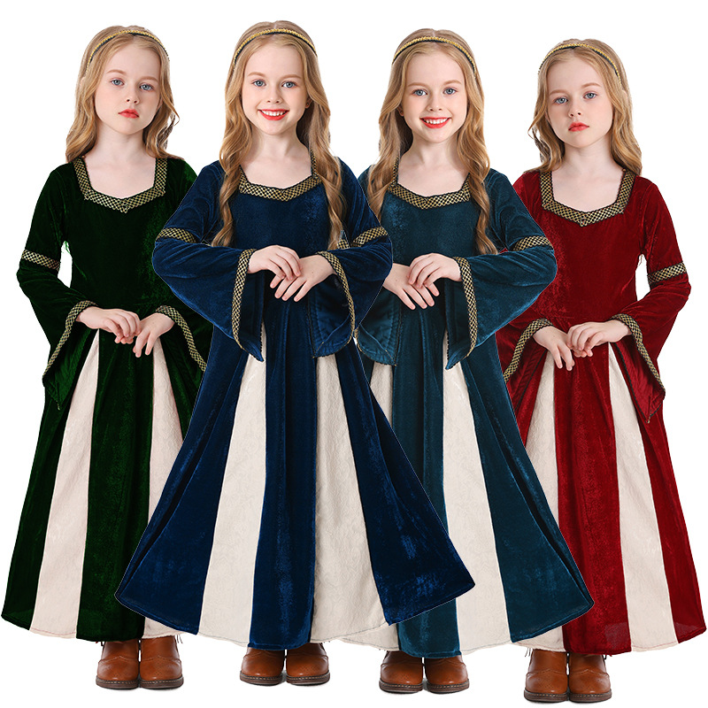 Badminton Victory - New Halloween Medieval Royal Court Dress