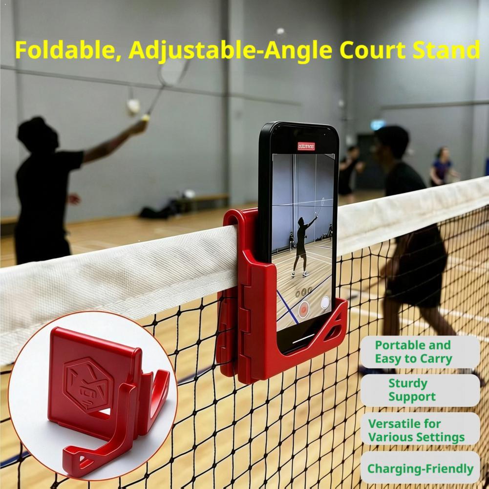 Badminton Rank - Portable Fence Phone Mount Holder Foldable