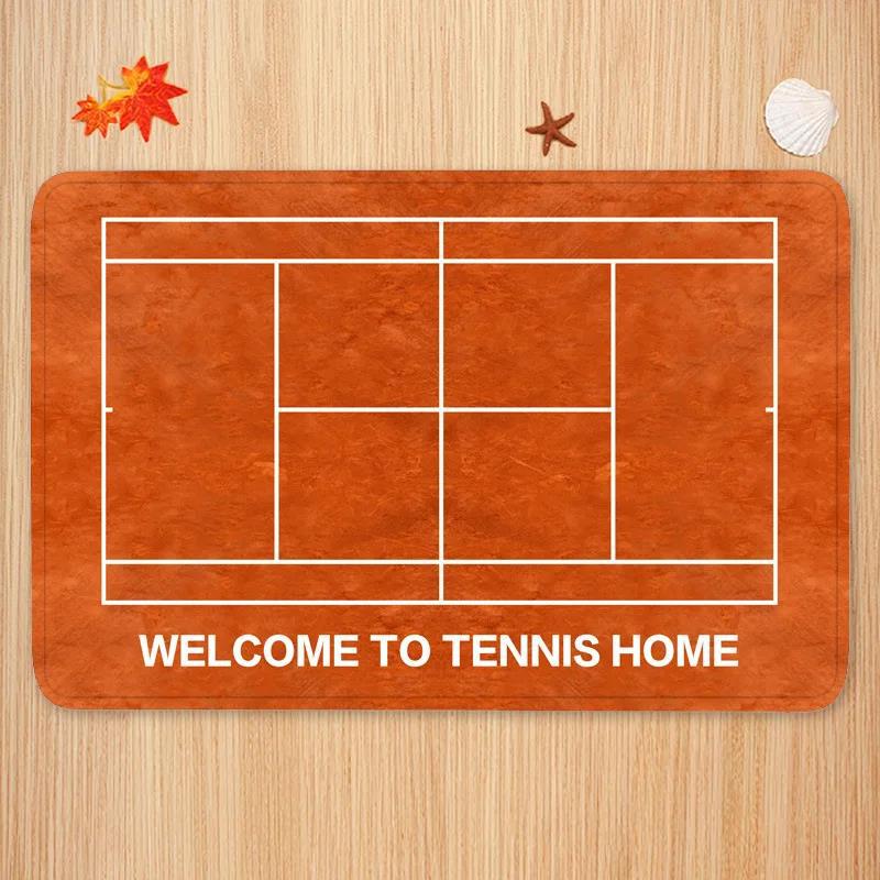 Sports Theme Carpet Mat Tennis - огляд і ціна Badminton Umpire