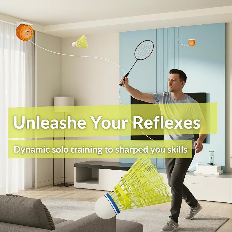 Automatic Retractable Badminto - огляд і ціна Badminton Rebound Trainer