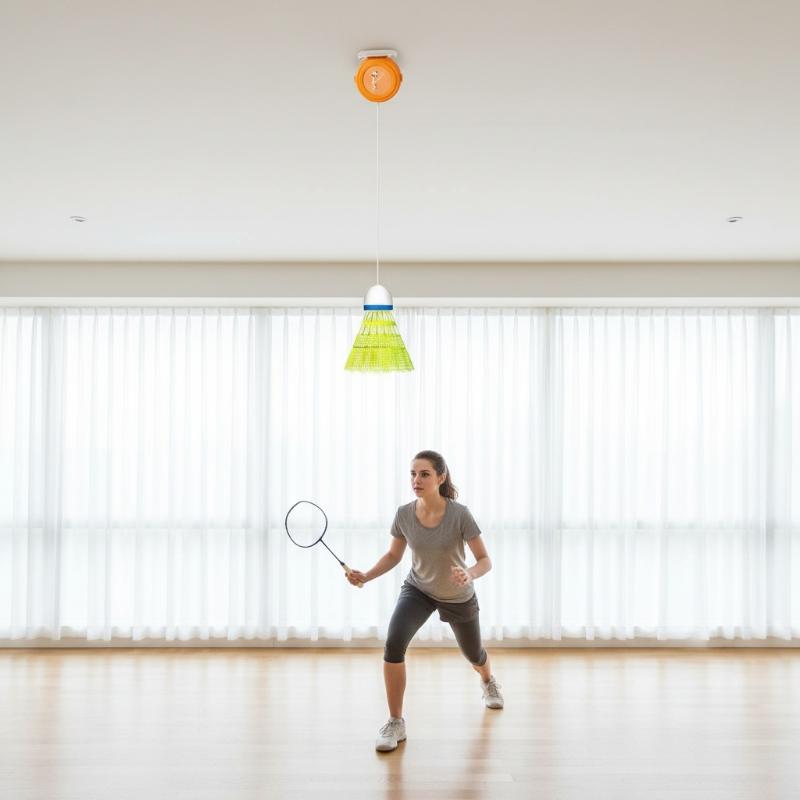 Automatic Retractable Badminto - огляд і ціна Badminton Rebound Trainer