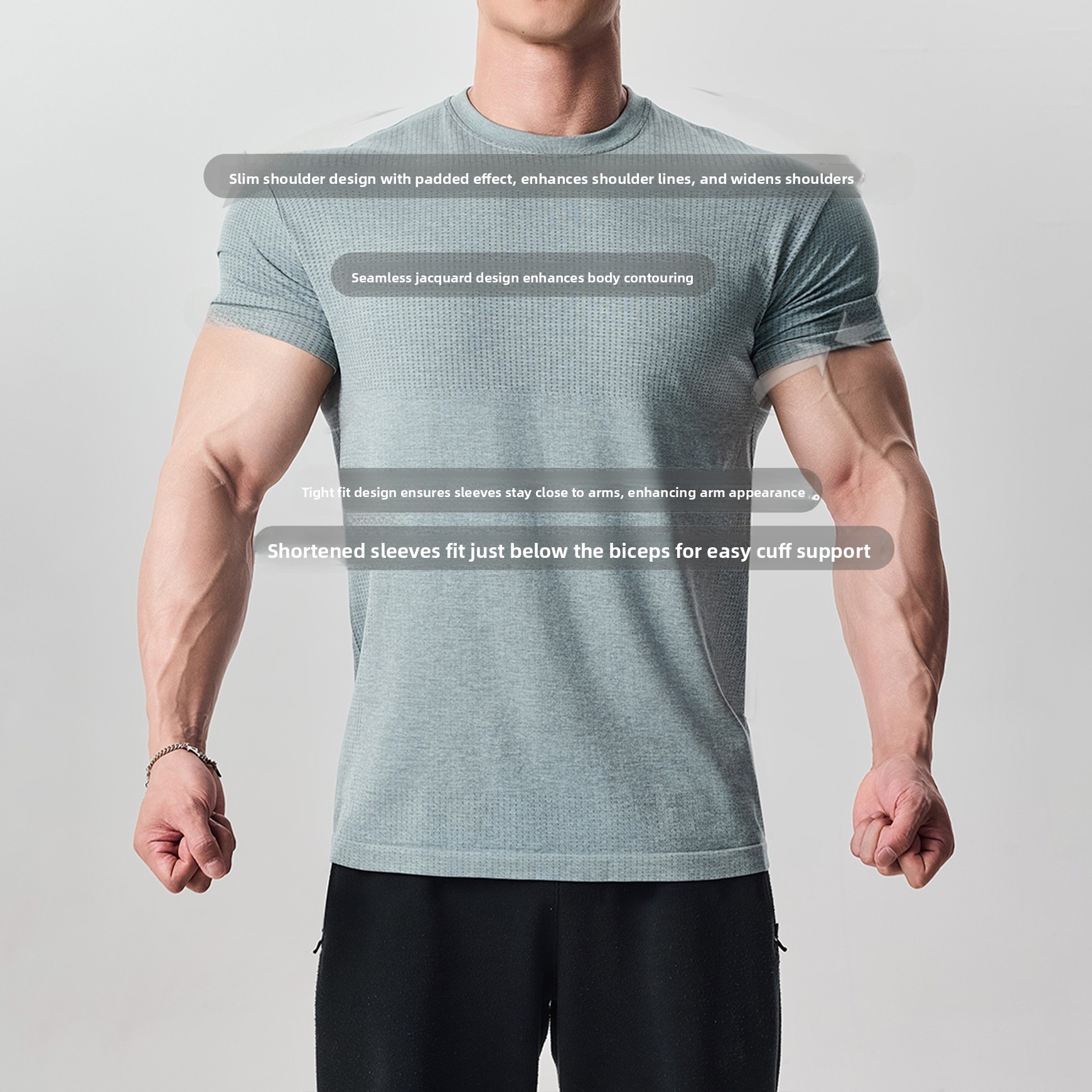 Gymdog Men's Seamless T-Shirt  - огляд і ціна T Shirt Dry Fit