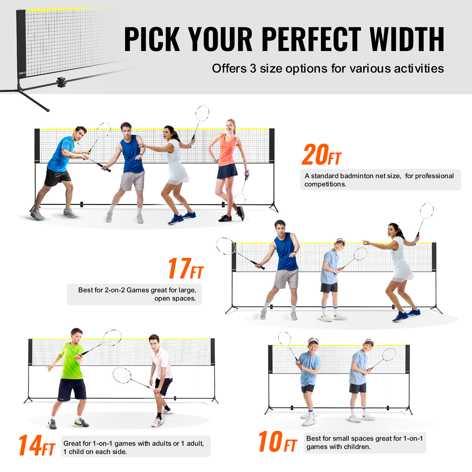 SucceBuy 20FT Badminton Net He - огляд і ціна Badminton Rebound Trainer