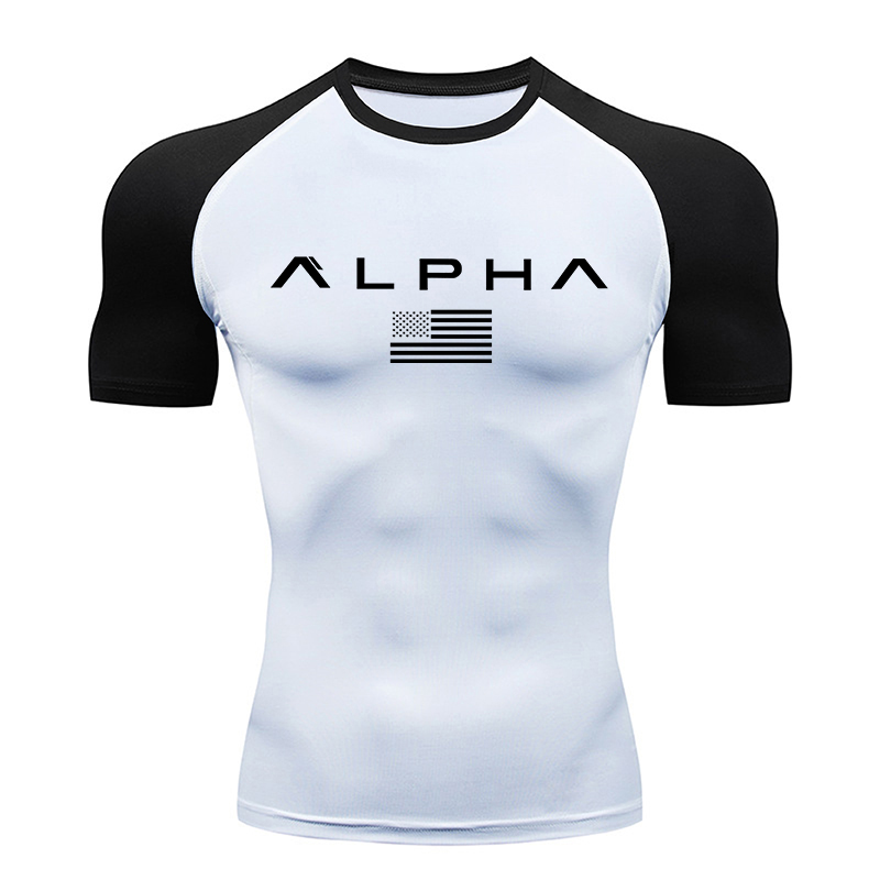 American Flag Print Short Slee - огляд і ціна T Shirt Dry Fit