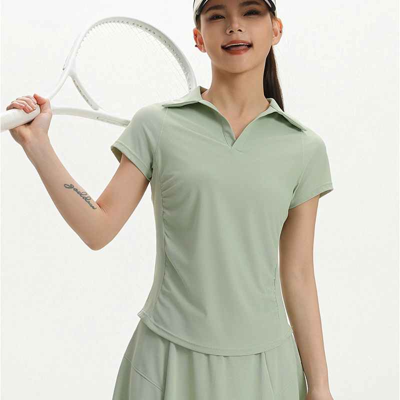 Women's Tennis Polo Shirt Shor - огляд і ціна T Shirt Dry Fit