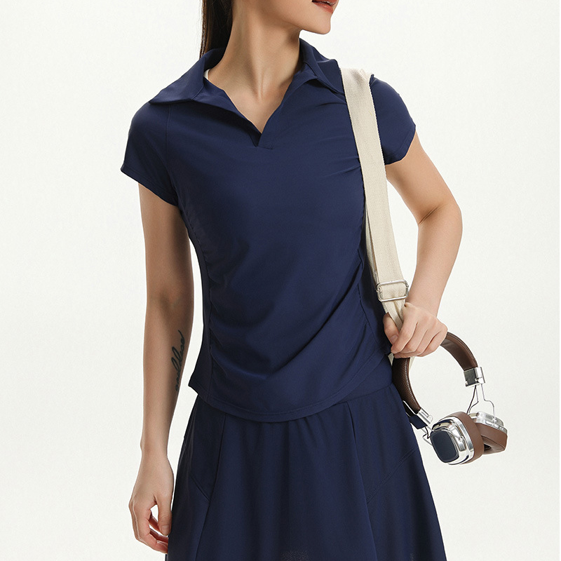 Women's Tennis Polo Shirt Shor - огляд і ціна T Shirt Dry Fit