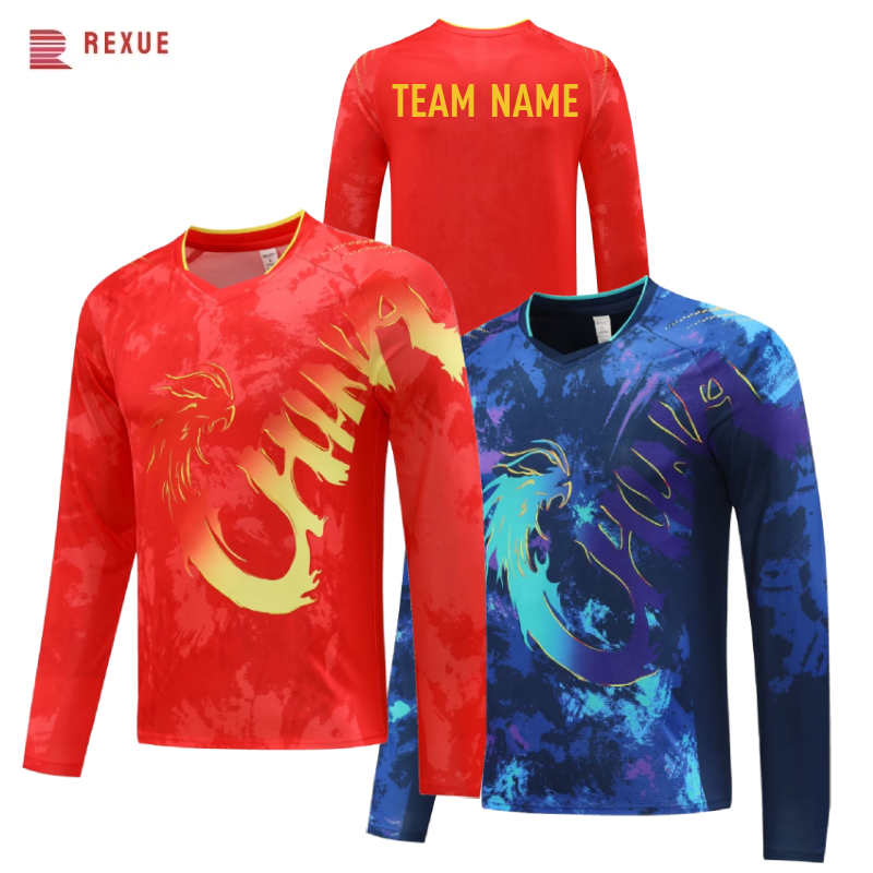 China Dragon Long Sleeve Table - огляд і ціна Badminton Jersey