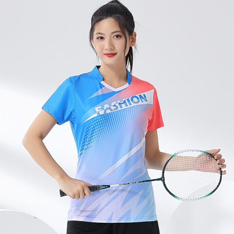 Women Badminton Shirt Print Go - огляд і ціна Badminton Jersey